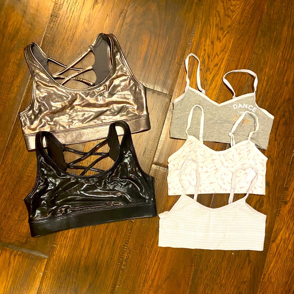 Girls Bralettes - Set of 5